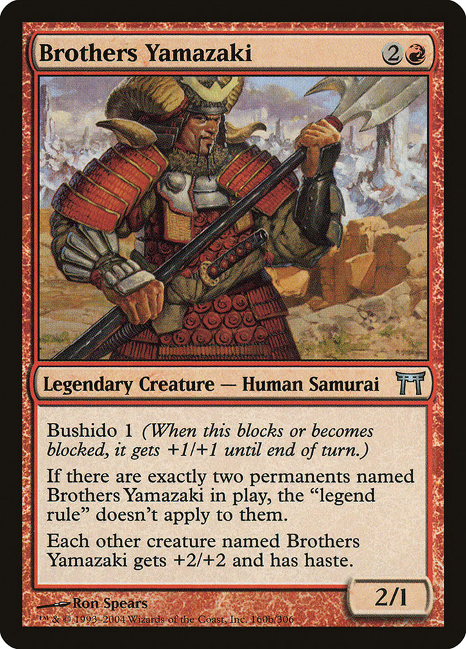 Brothers Yamazaki (160b/306) [Champions of Kamigawa] | Good Games North