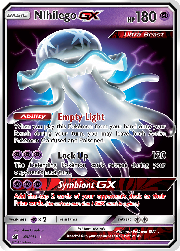Nihilego GX (49/111) [Sun & Moon: Crimson Invasion] | Good Games North