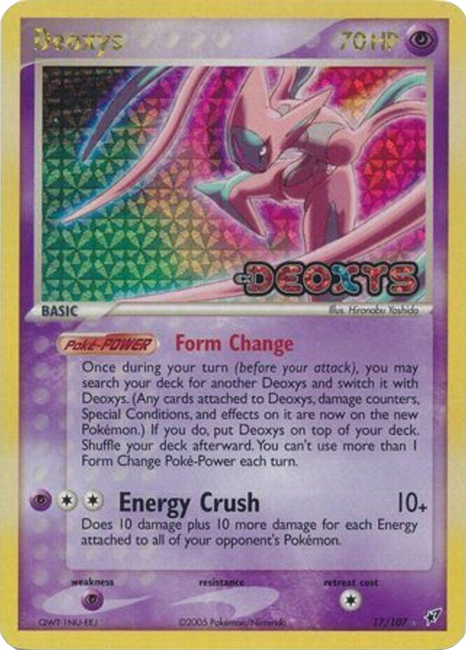 Deoxys (17/107) (Stamped) [EX: Deoxys] | Good Games North