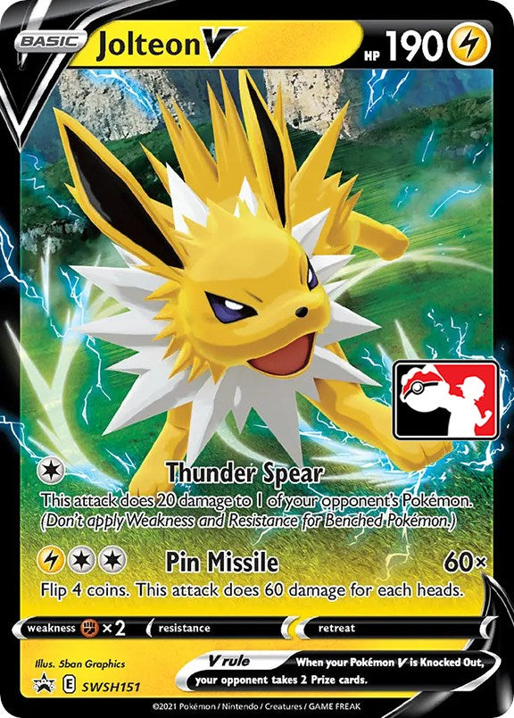Jolteon V (SWSH151) [Prize Pack Series One] | Good Games North
