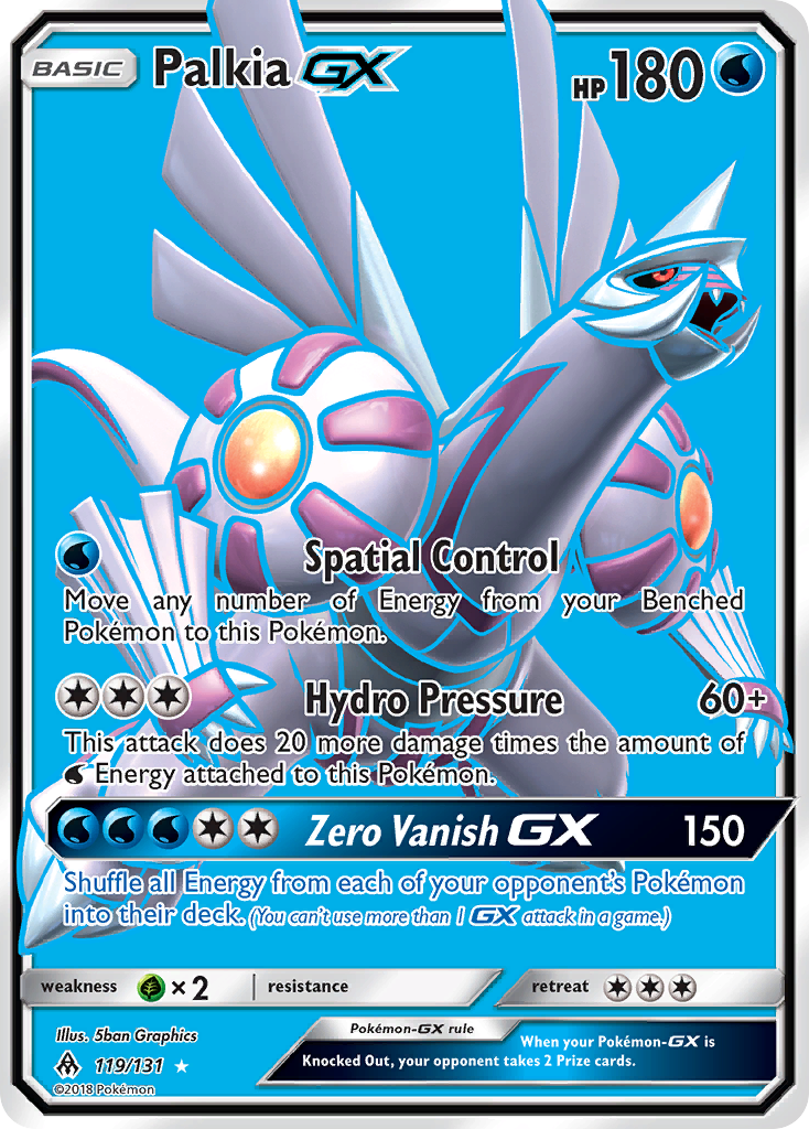 Palkia GX (119/131) [Sun & Moon: Forbidden Light] | Good Games North