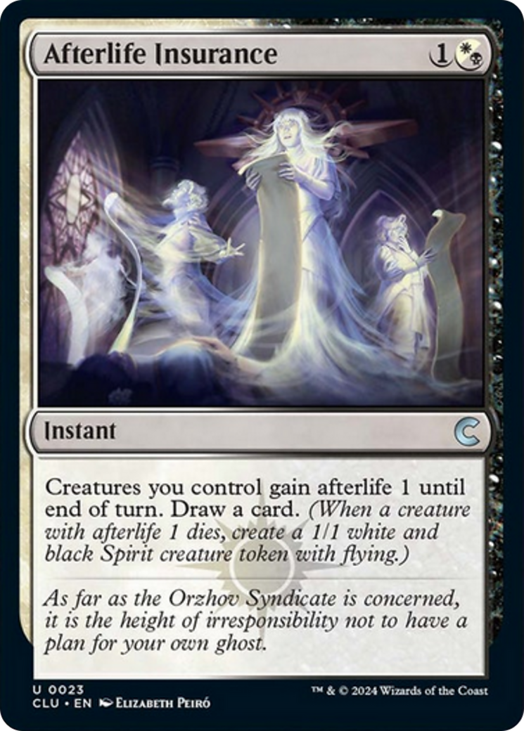 Afterlife Insurance [Ravnica: Clue Edition] | Good Games North