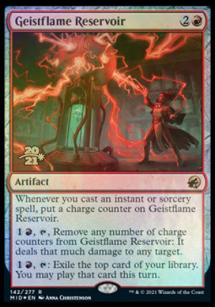 Geistflame Reservoir [Innistrad: Midnight Hunt Prerelease Promos] | Good Games North