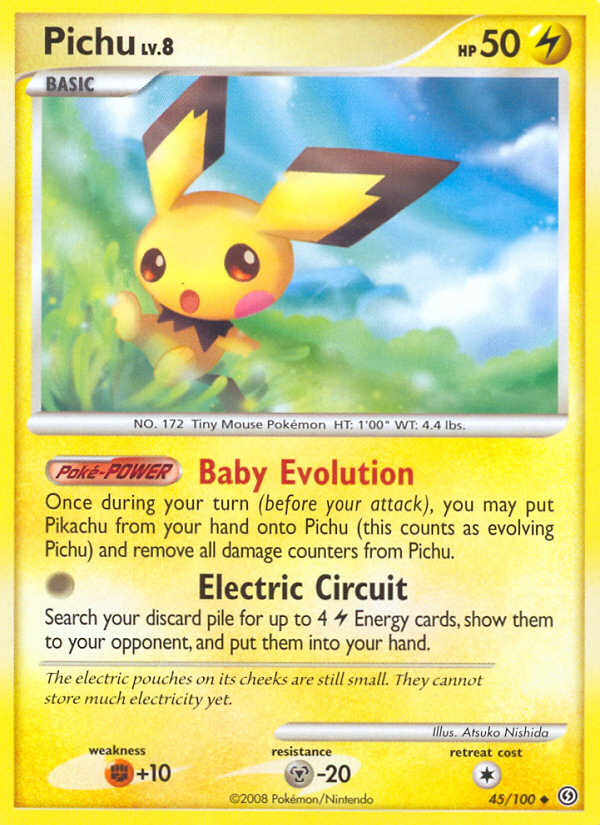 Pichu (45/100) [Diamond & Pearl: Stormfront] | Good Games North