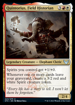 Quintorius, Field Historian [Strixhaven: School of Mages] | Good Games North