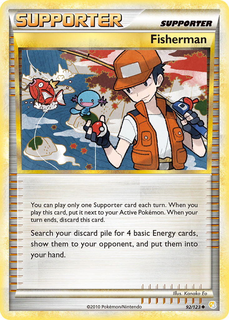 Fisherman (92/123) [HeartGold & SoulSilver: Base Set] | Good Games North
