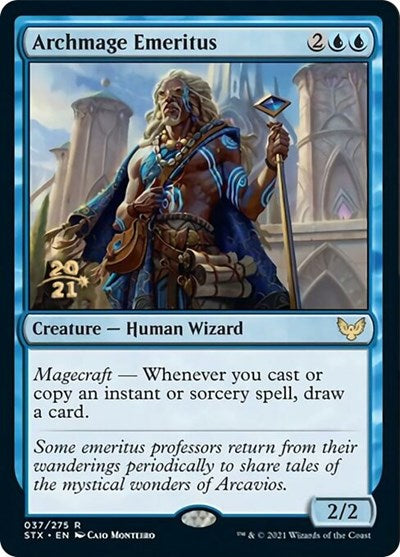 Archmage Emeritus [Strixhaven: School of Mages Prerelease Promos] | Good Games North