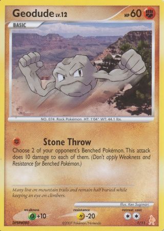 Geodude (1/11) [Diamond & Pearl: Trainer Kit - Lucario] | Good Games North