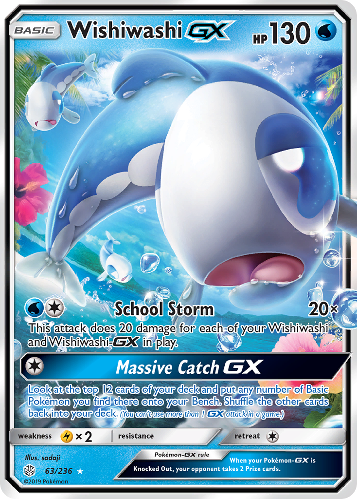 Wishiwashi GX (63/236) [Sun & Moon: Cosmic Eclipse] | Good Games North