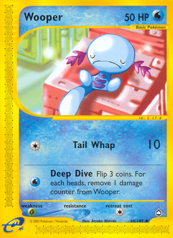 Wooper (66/147) [Aquapolis] | Good Games North