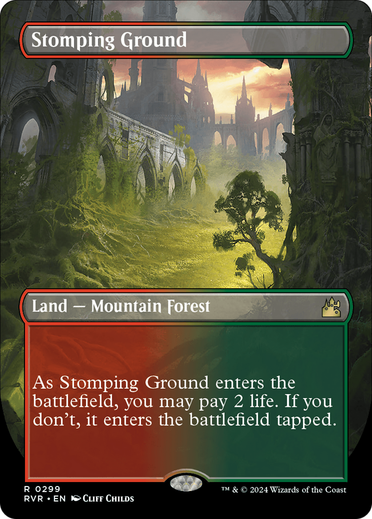Stomping Ground (Borderless) [Ravnica Remastered] | Good Games North