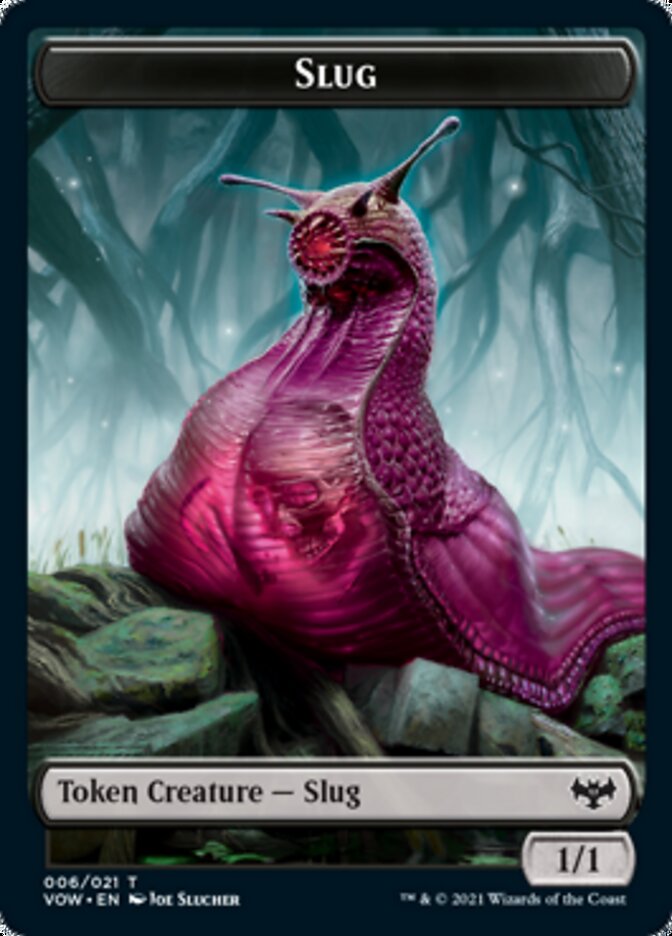 Insect // Slug Double-sided Token [Innistrad: Crimson Vow Tokens] | Good Games North
