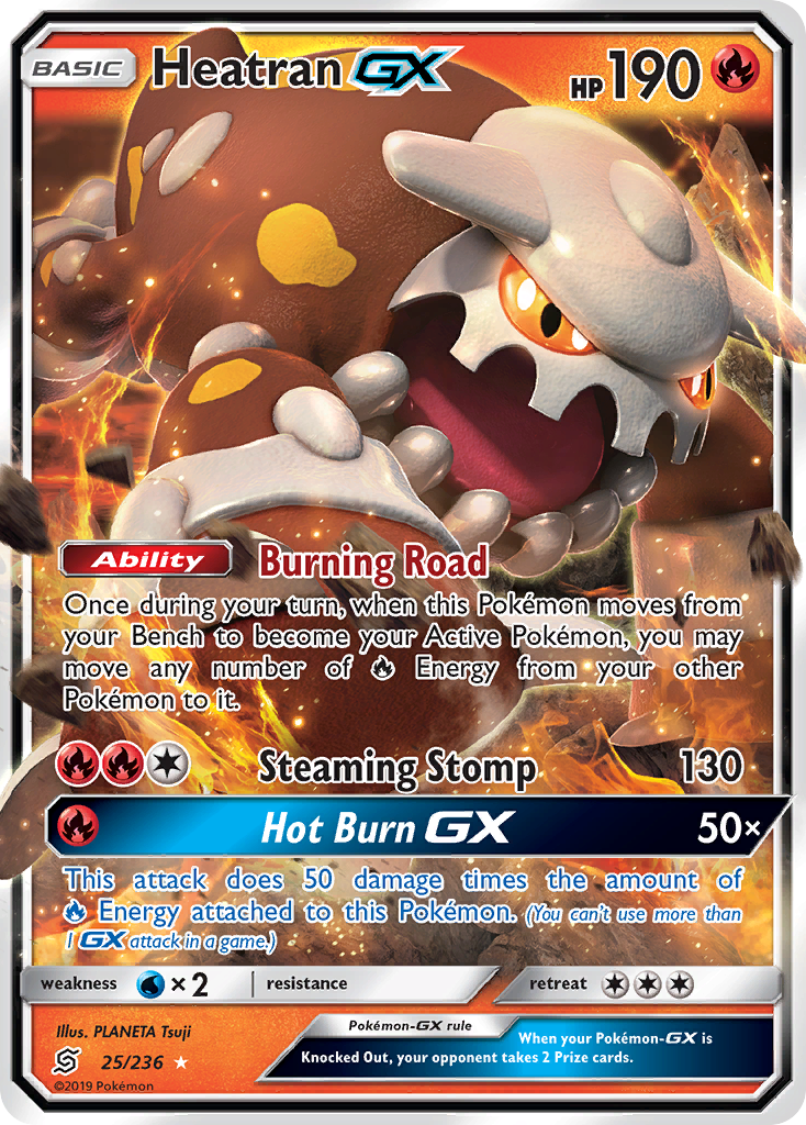 Heatran GX (25/236) [Sun & Moon: Unified Minds] | Good Games North