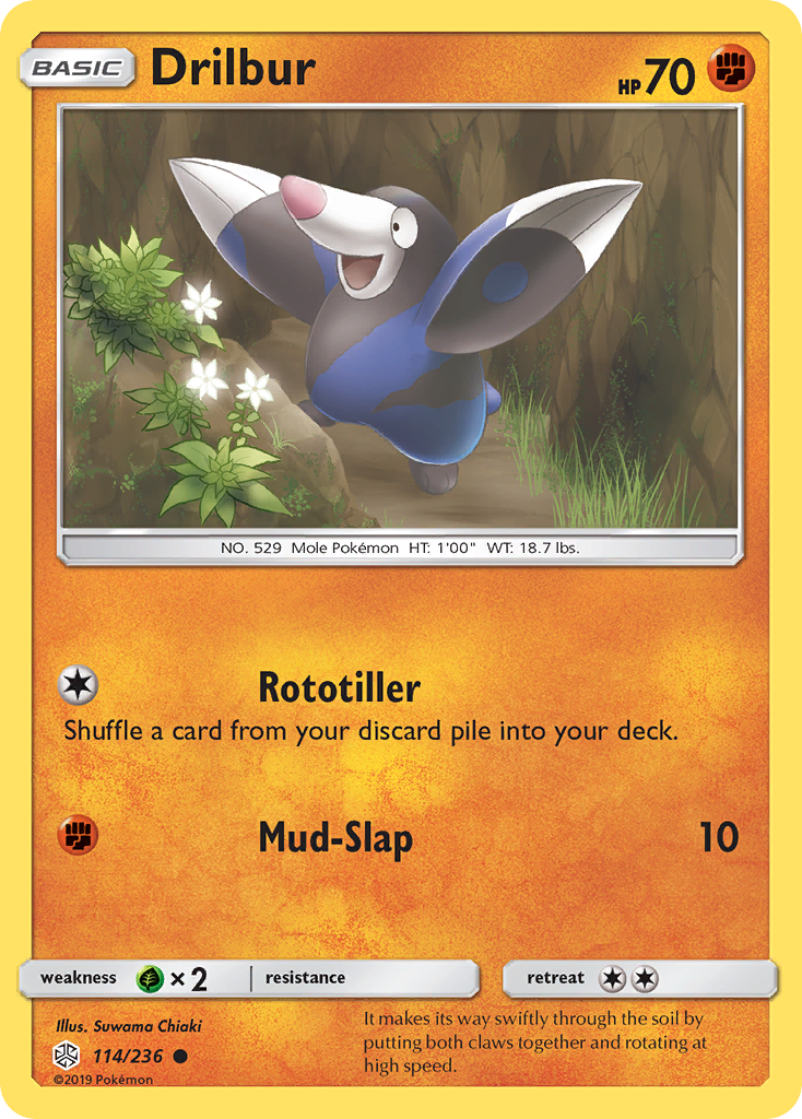 Drilbur (114/236) [Sun & Moon: Cosmic Eclipse] | Good Games North