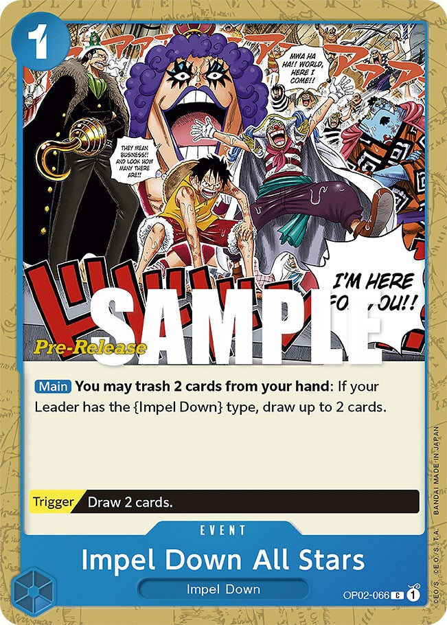 Impel Down All Stars [Paramount War Pre-Release Cards] | Good Games North
