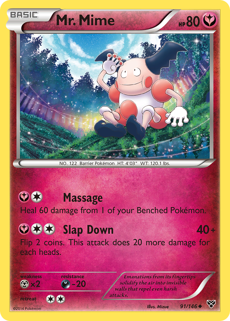 Mr. Mime (91/146) [XY: Base Set] | Good Games North