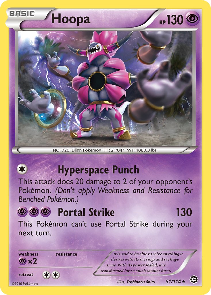 Hoopa (51/114) (Theme Deck Exclusive) [XY: Steam Siege] | Good Games North