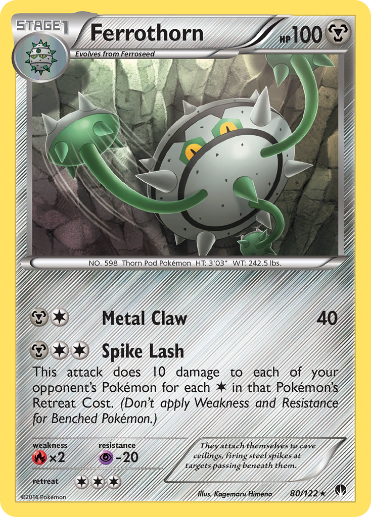 Ferrothorn (80/122) [XY: BREAKpoint] | Good Games North