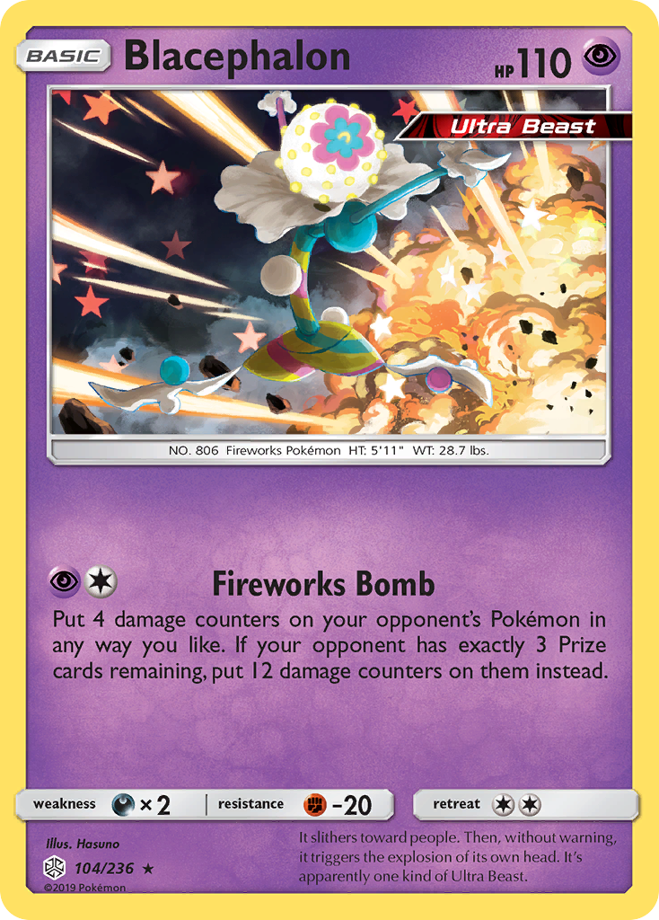 Blacephalon (104/236) [Sun & Moon: Cosmic Eclipse] | Good Games North