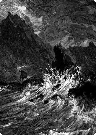 Island Art Card [Innistrad: Midnight Hunt Art Series] | Good Games North