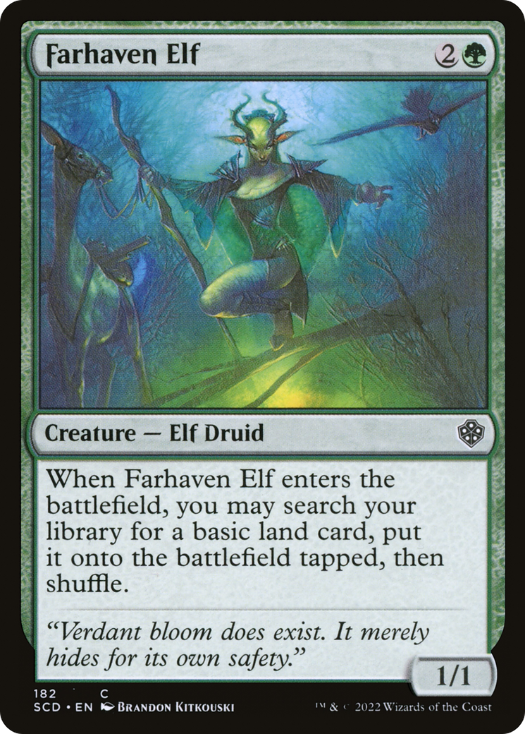 Farhaven Elf [Starter Commander Decks] | Good Games North