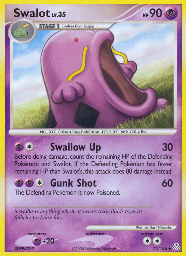 Swalot (72/146) [Diamond & Pearl: Legends Awakened] | Good Games North