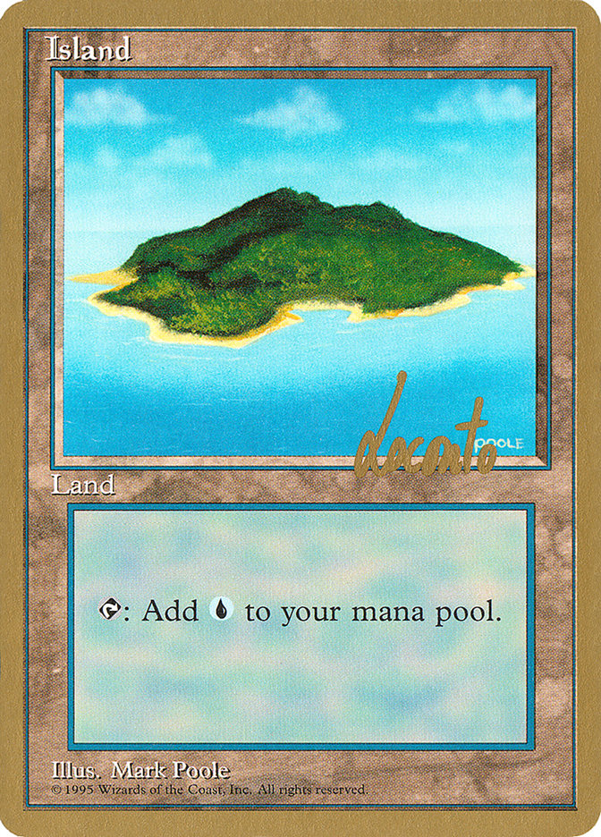 Island (ml367) (Michael Loconto) [Pro Tour Collector Set] | Good Games North