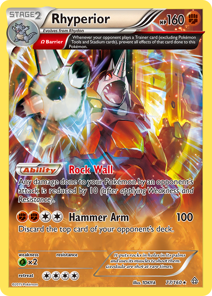 Rhyperior (77/160) [XY: Primal Clash] | Good Games North