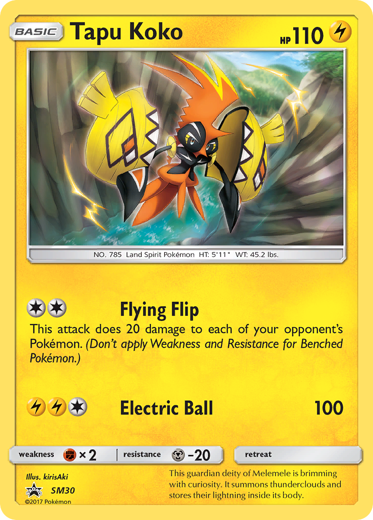 Tapu Koko (SM30) [Sun & Moon: Black Star Promos] | Good Games North