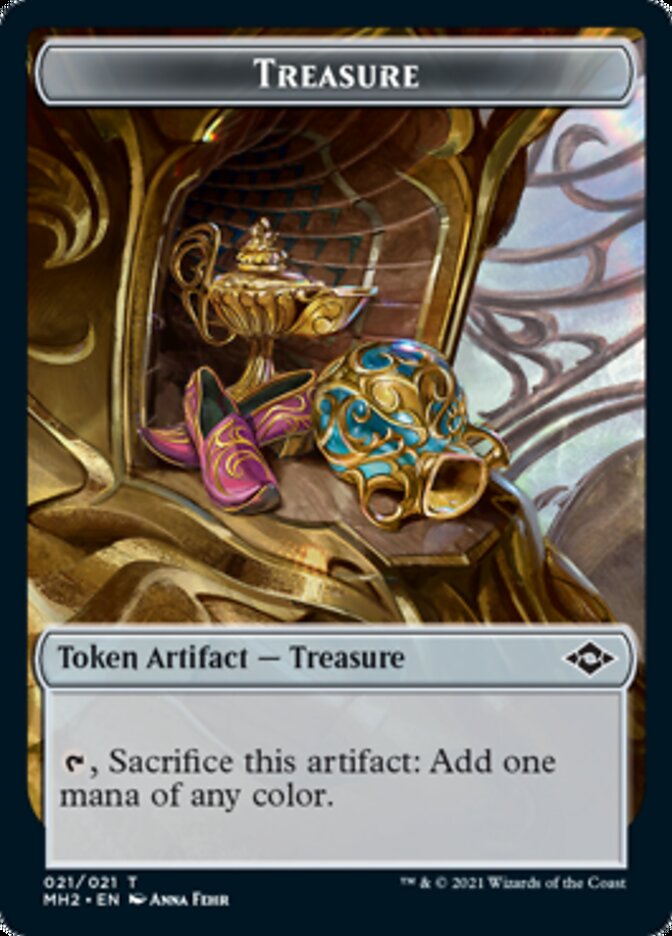 Bird Token // Treasure Token (21) [Modern Horizons 2 Tokens] | Good Games North