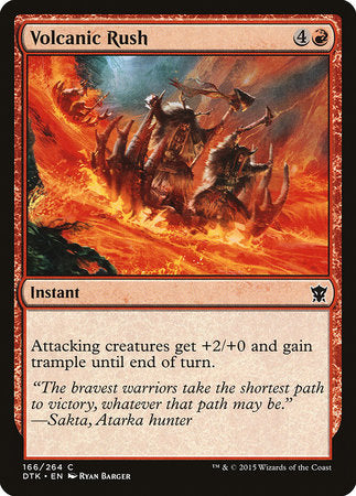 Volcanic Rush [Dragons of Tarkir] | Good Games North
