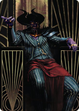 Ob Nixilis, the Adversary 2 Art Card [Streets of New Capenna Art Series] | Good Games North