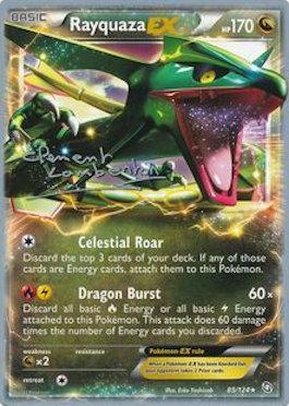 Rayquaza EX (85/124) (Anguille Sous Roche - Clement Lamberton) [World Championships 2013] | Good Games North