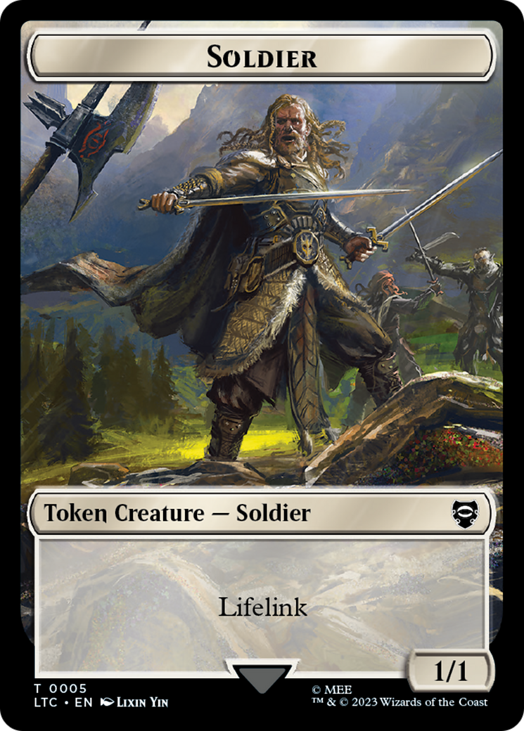 Soldier // Food Token [The Lord of the Rings: Tales of Middle-Earth Commander Tokens] | Good Games North