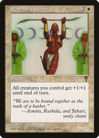 Warrior's Honor [Visions] | Good Games North