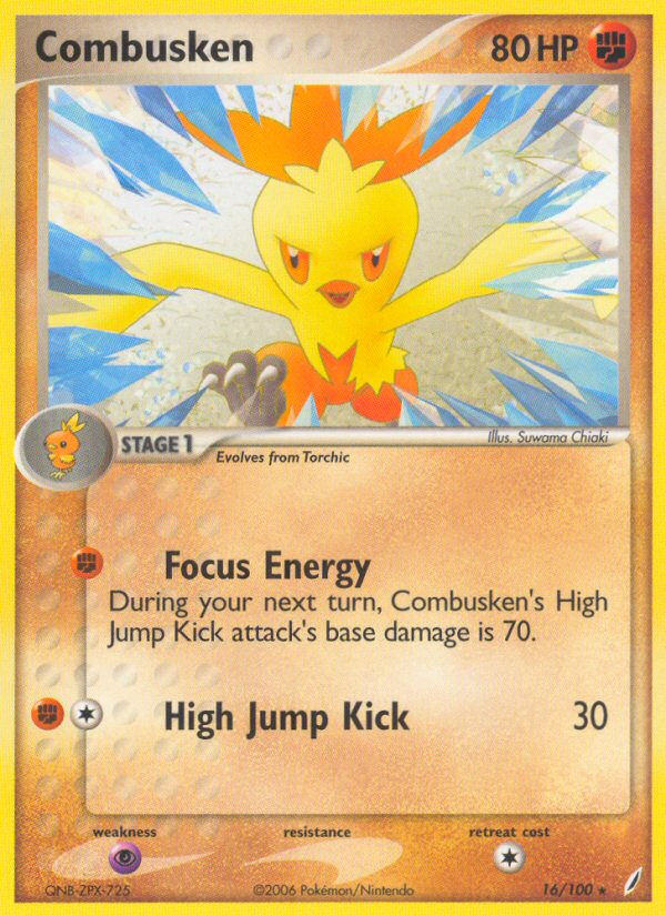 Combusken (16/100) [EX: Crystal Guardians] | Good Games North