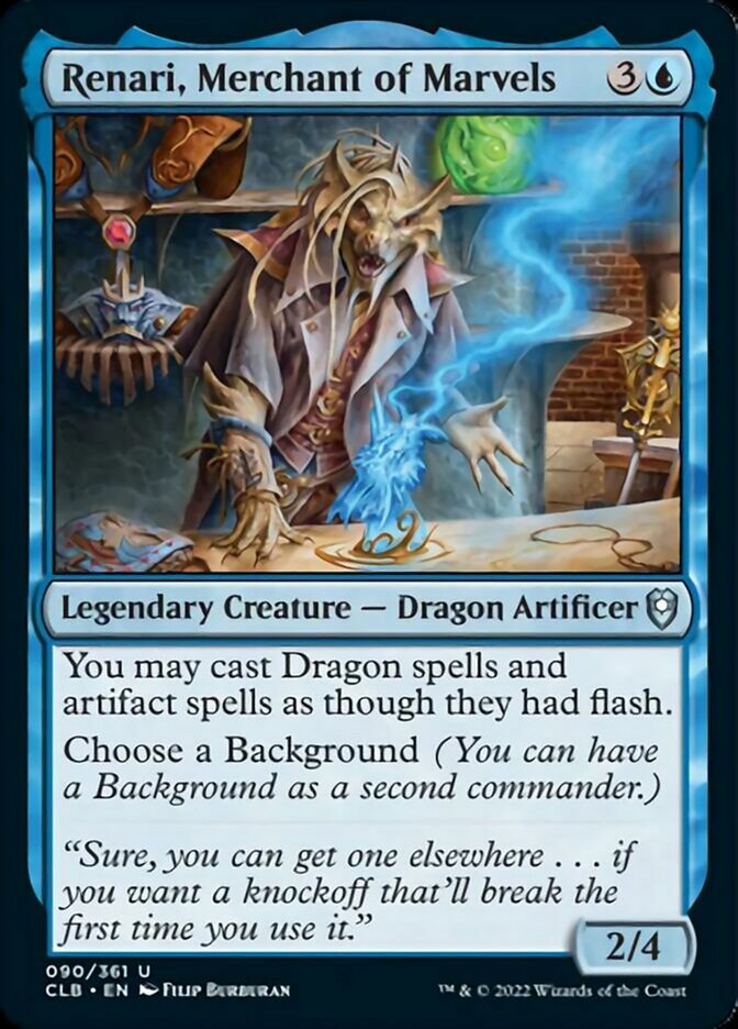 Renari, Merchant of Marvels [Commander Legends: Battle for Baldur's Gate] | Good Games North