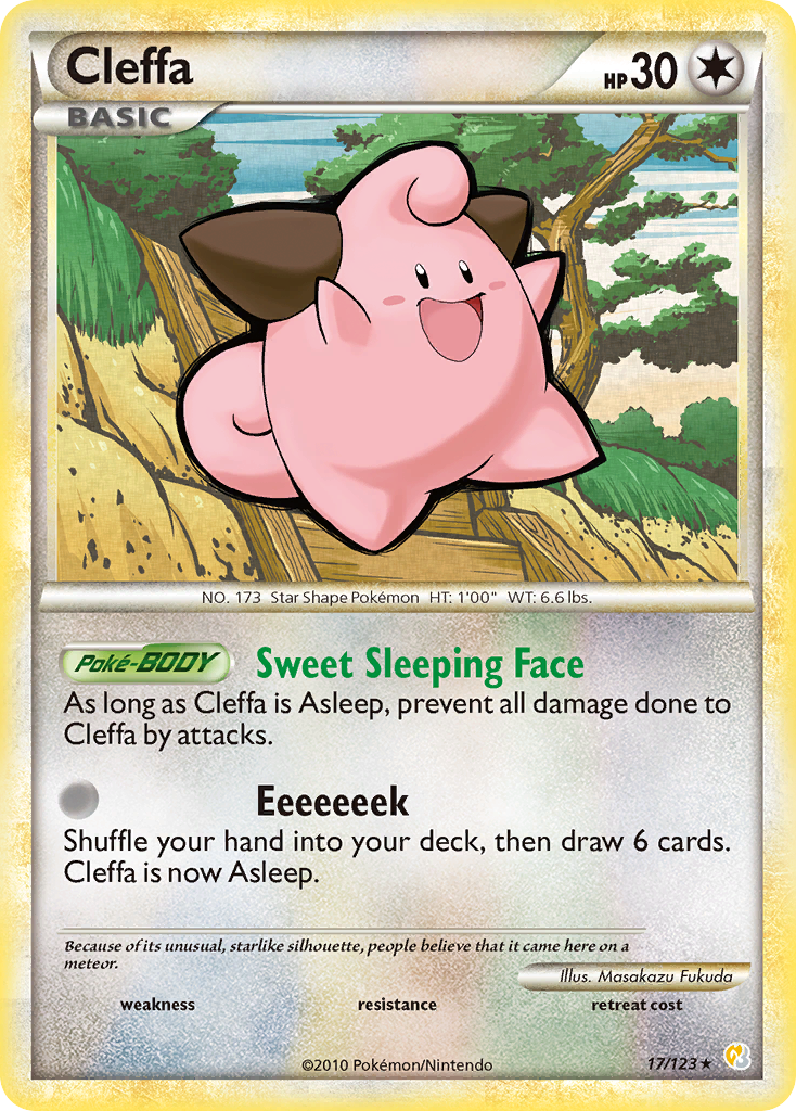 Cleffa (17/123) [HeartGold & SoulSilver: Base Set] | Good Games North