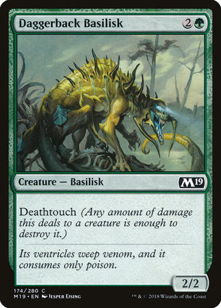 Daggerback Basilisk [Core Set 2019] | Good Games North