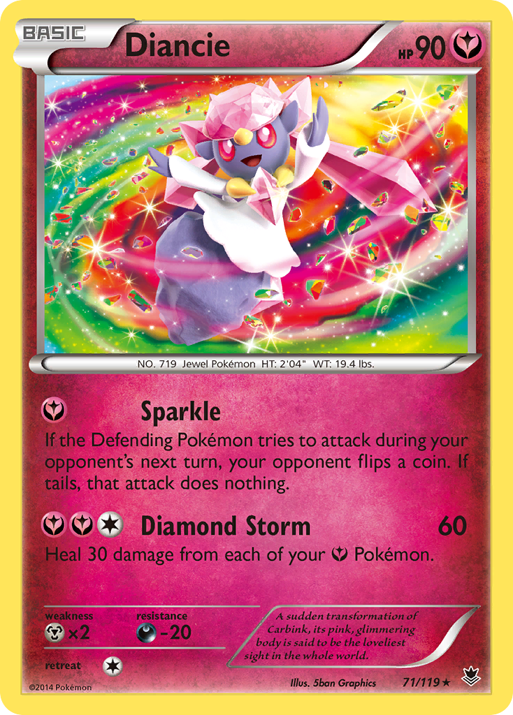 Diancie (71/119) [XY: Phantom Forces] | Good Games North