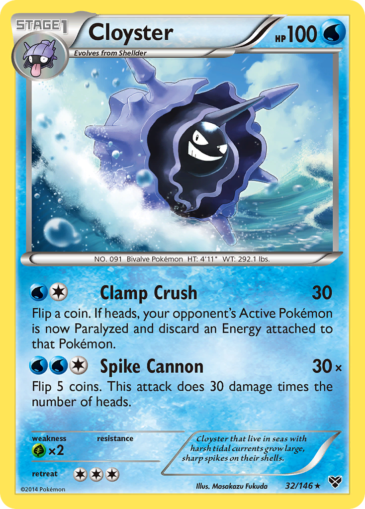 Cloyster (32/146) [XY: Base Set] | Good Games North