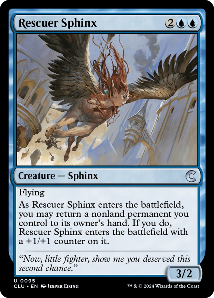 Rescuer Sphinx [Ravnica: Clue Edition] | Good Games North
