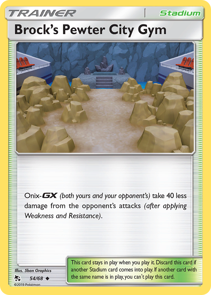 Brock's Pewter City Gym (54/68) [Sun & Moon: Hidden Fates] | Good Games North