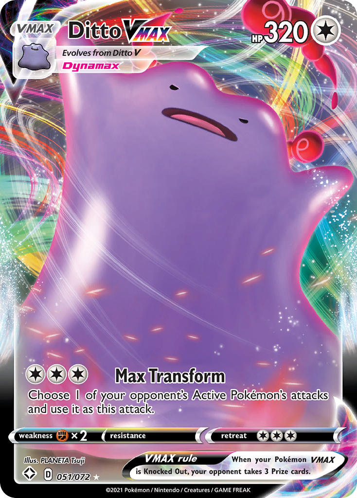 Ditto VMAX (051/072) [Sword & Shield: Shining Fates] | Good Games North