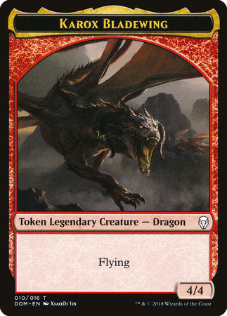 Karox Bladewing Token [Dominaria Tokens] | Good Games North