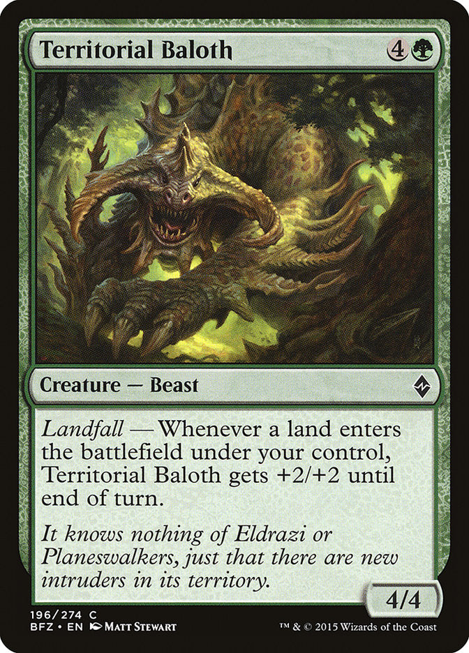 Territorial Baloth [Battle for Zendikar] | Good Games North