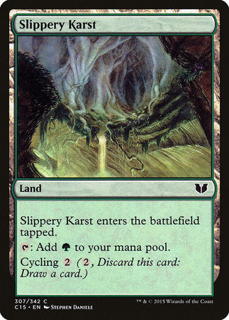 Slippery Karst [Commander 2015] | Good Games North