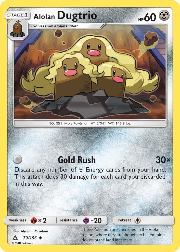 Alolan Dugtrio (79/156) [Sun & Moon: Ultra Prism] | Good Games North