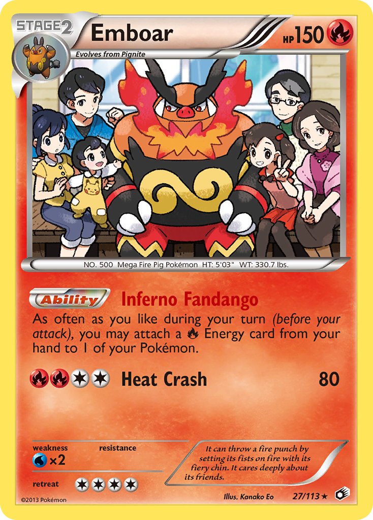 Emboar (27/113) (Theme Deck Exclusive) [Black & White: Legendary Treasures] | Good Games North