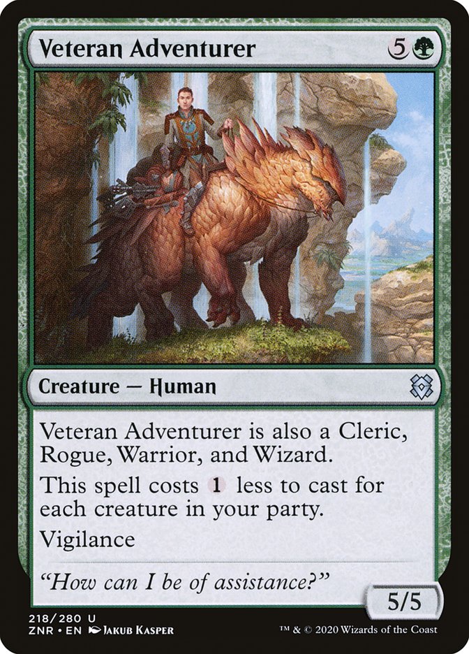 Veteran Adventurer [Zendikar Rising] | Good Games North